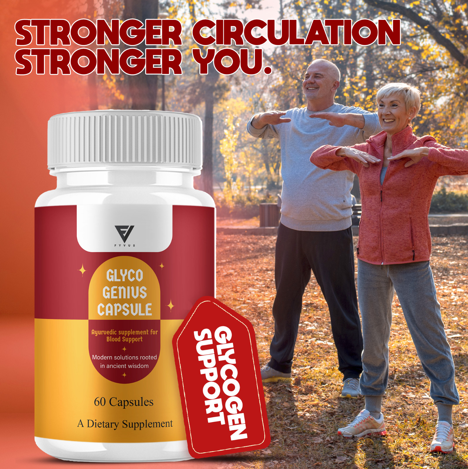 (3 Pack) Glyco Genius Capsules GlycoGenius Maximum Strength Pills (180 Capsules)