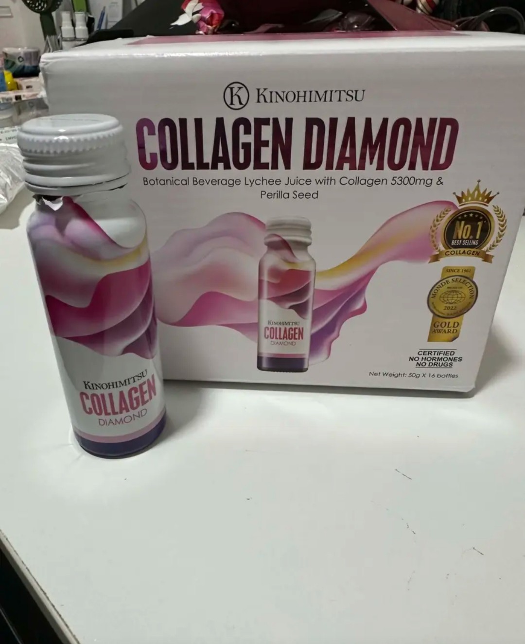 New Kinohimitsu Collagen Diamond For Women 5300mg 16’s x 50ml premium halal
