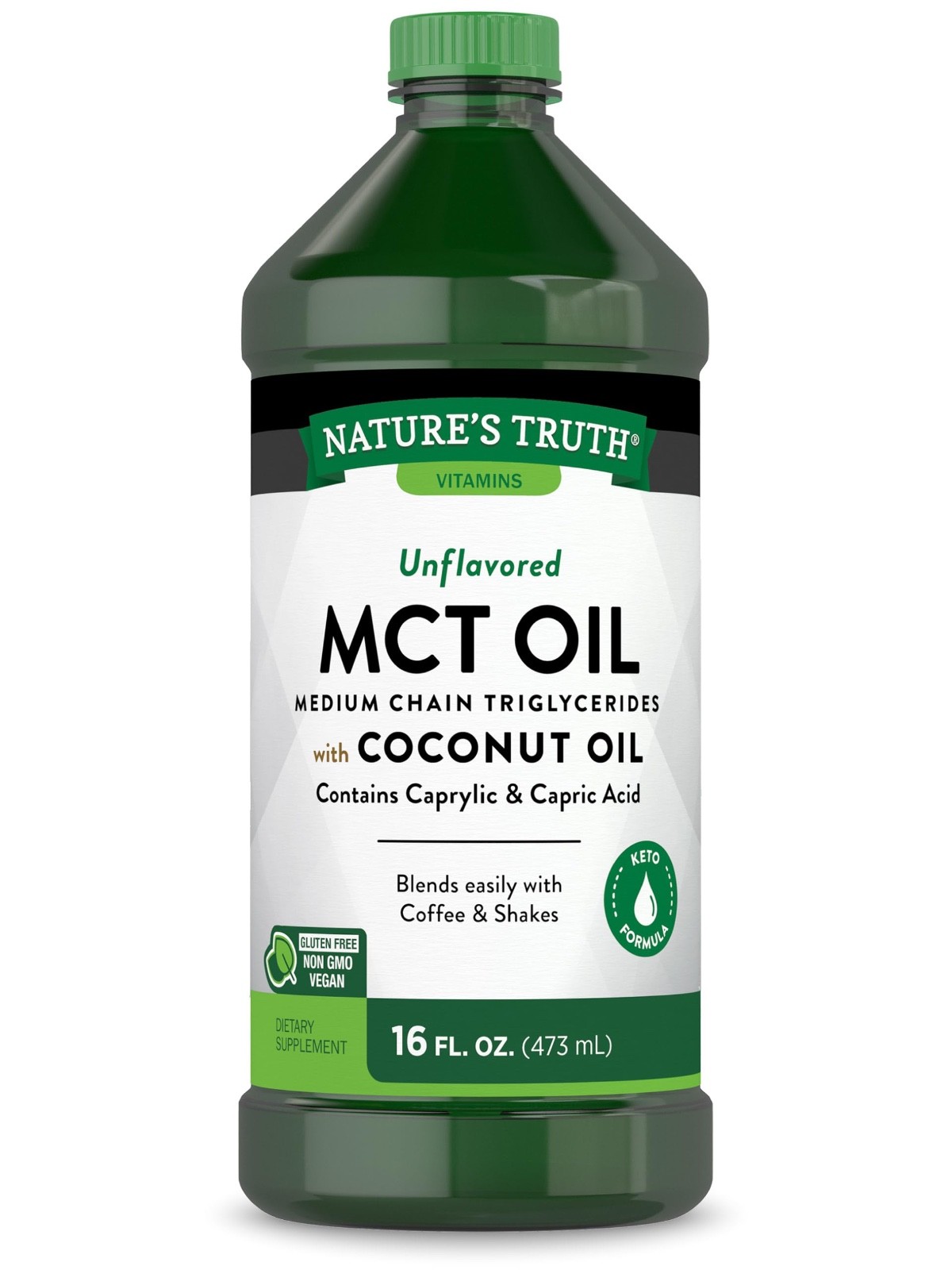 Lot of 3 Nature’s Truth MCT Oil Liquid 16 floz Coconut Oil Keto NoFlavor exp5/27