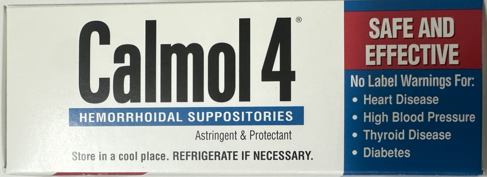 Calmol 4 Hemorrhoidal Suppositories 24 Each