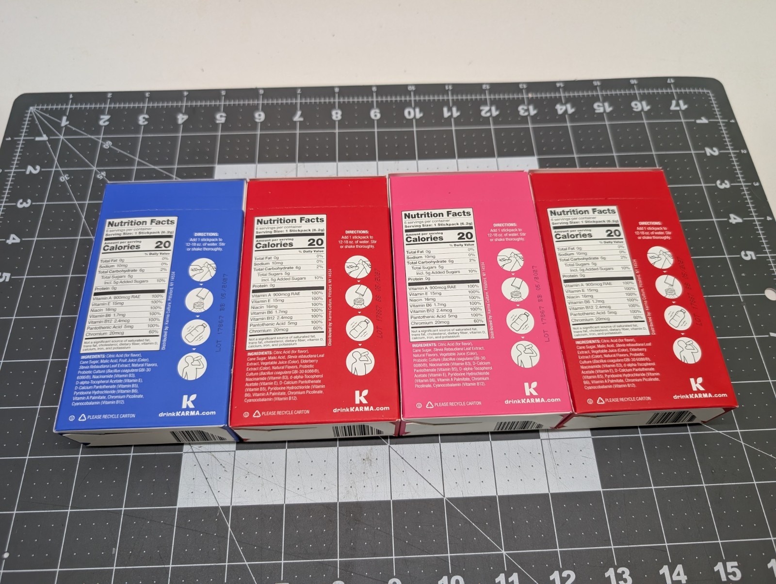 4×6 Karma Probiotic Powder Drink Mix Immune Support – Variety