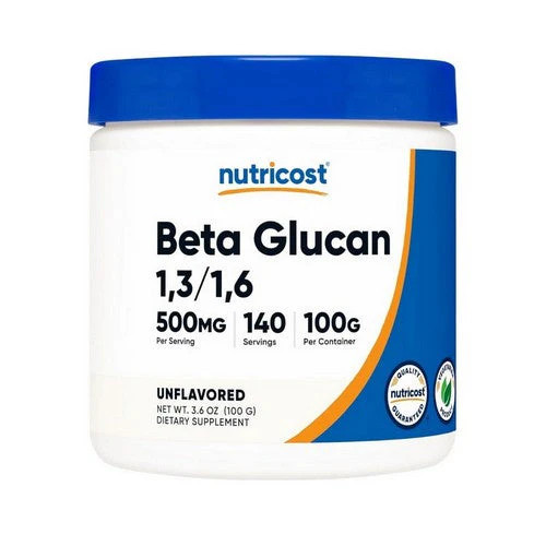 Nutricost, Beta Glucan 1,3/1,6 Unflavoured, 100 Grams