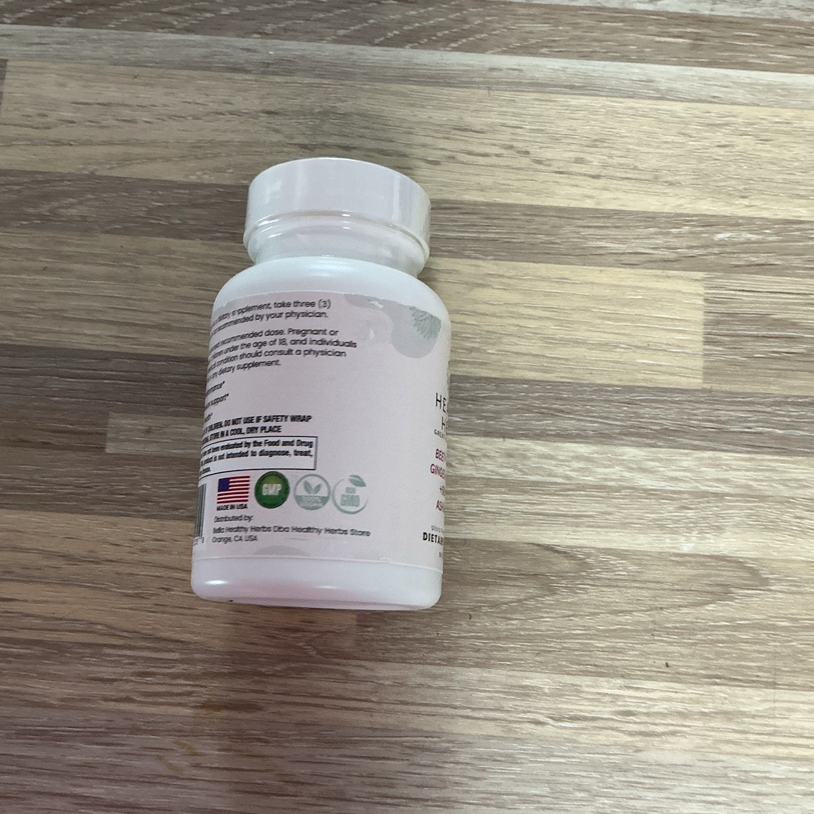 Healthy Herbs Beet Turmeric Ginger Cinnamon Sea Moss Capsules Digestive 90