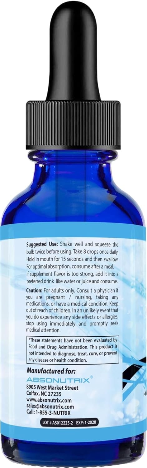 VanOlivea Olive Leaf Extract Liquid 302 Servings Plant Based Non GMO Made in USA