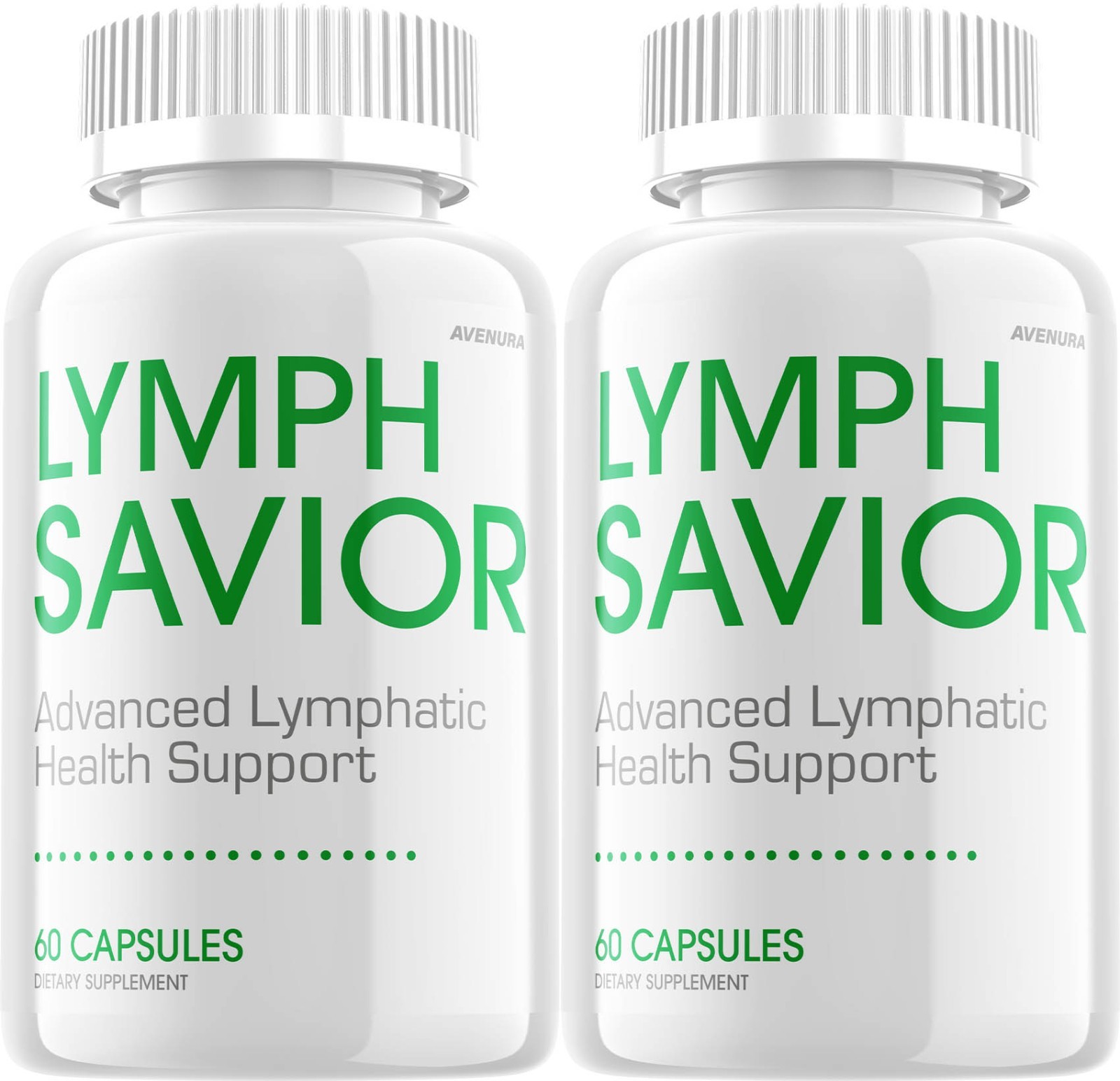 (2 Pack) Lymph Savior Capsules – LymphSavior Pill Advanced Formula Natural Blend