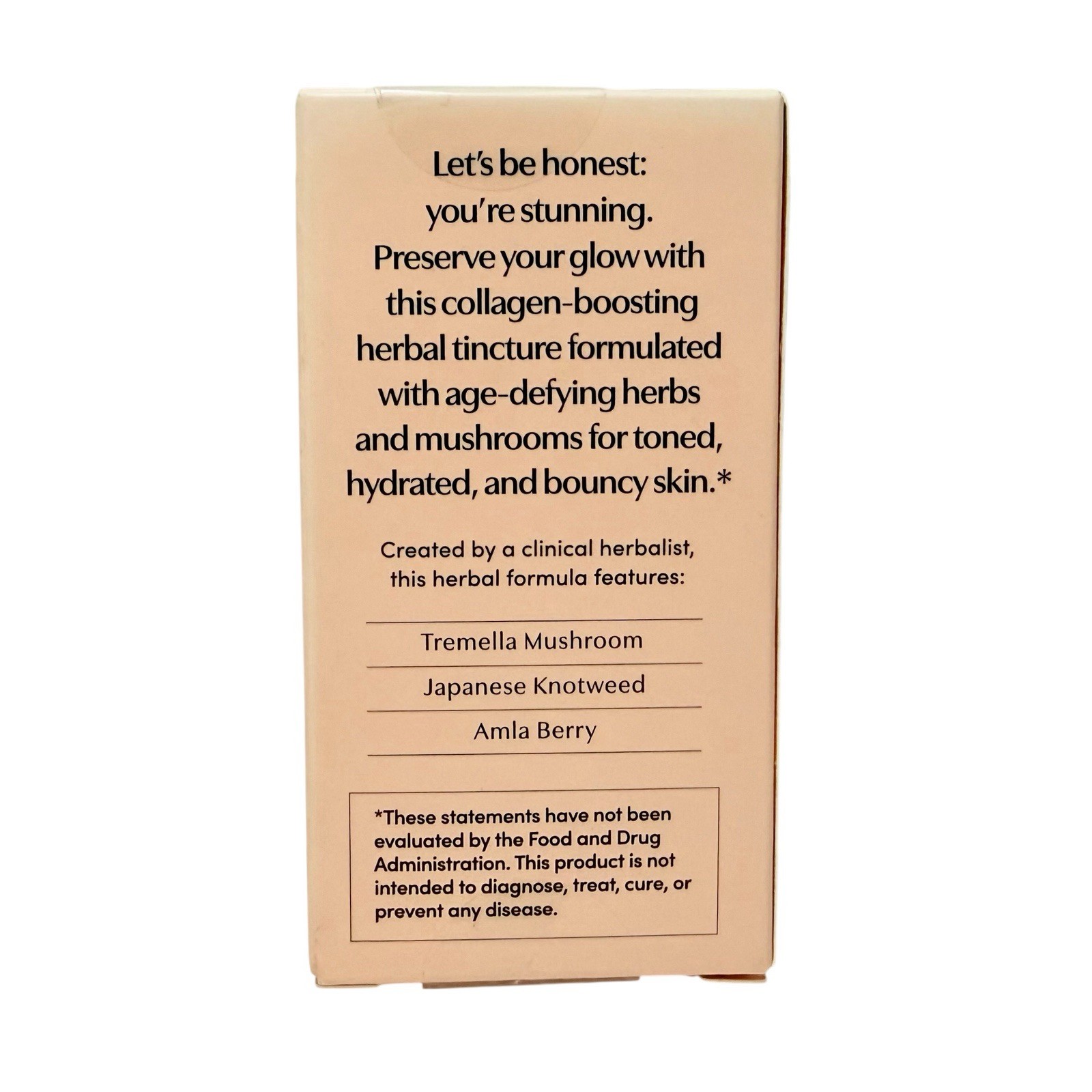 Apothekary The Honest Youth Skin Support Tincture 1.22 oz, 30 Servings, Exp 9/27