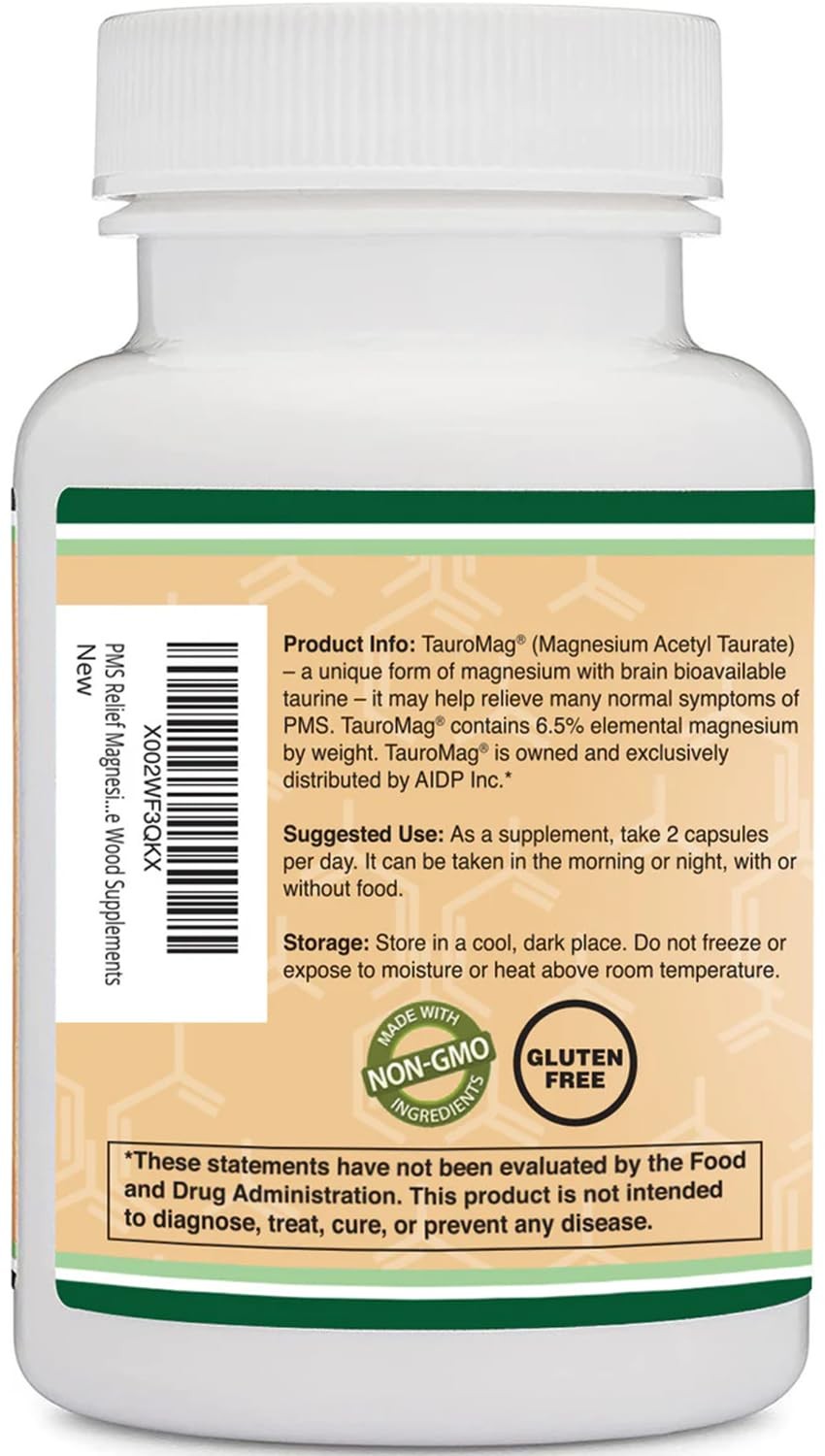 Magnesium Acetyl-Taurate (ATA MG, TauroMag) Novel and 60 Count (Pack of 1)