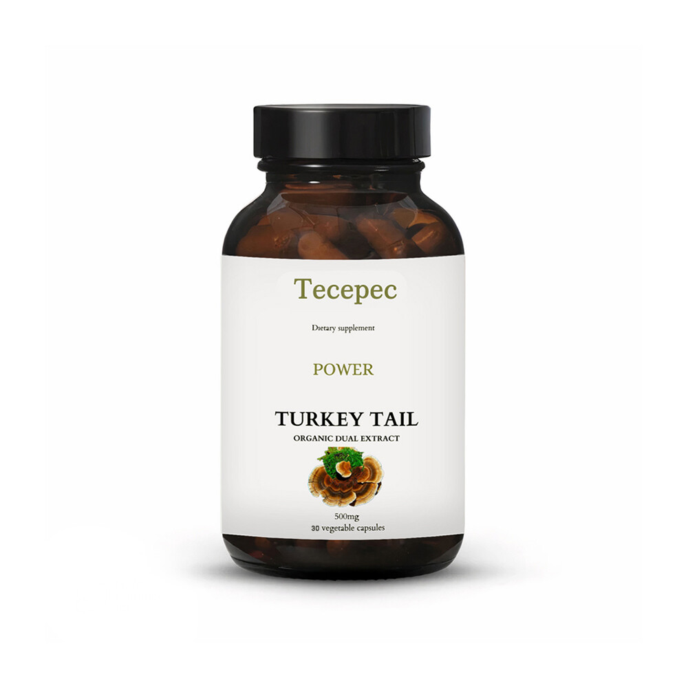 Turkey Tail Capsules 500mg Immune Support Digestive Health Exp 6/2026