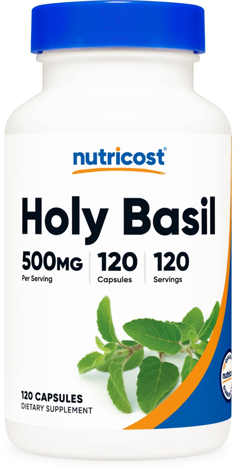 Nutricost Holy Basil Capsules 500mg Per Serving (120 Vegetarian Capsules)
