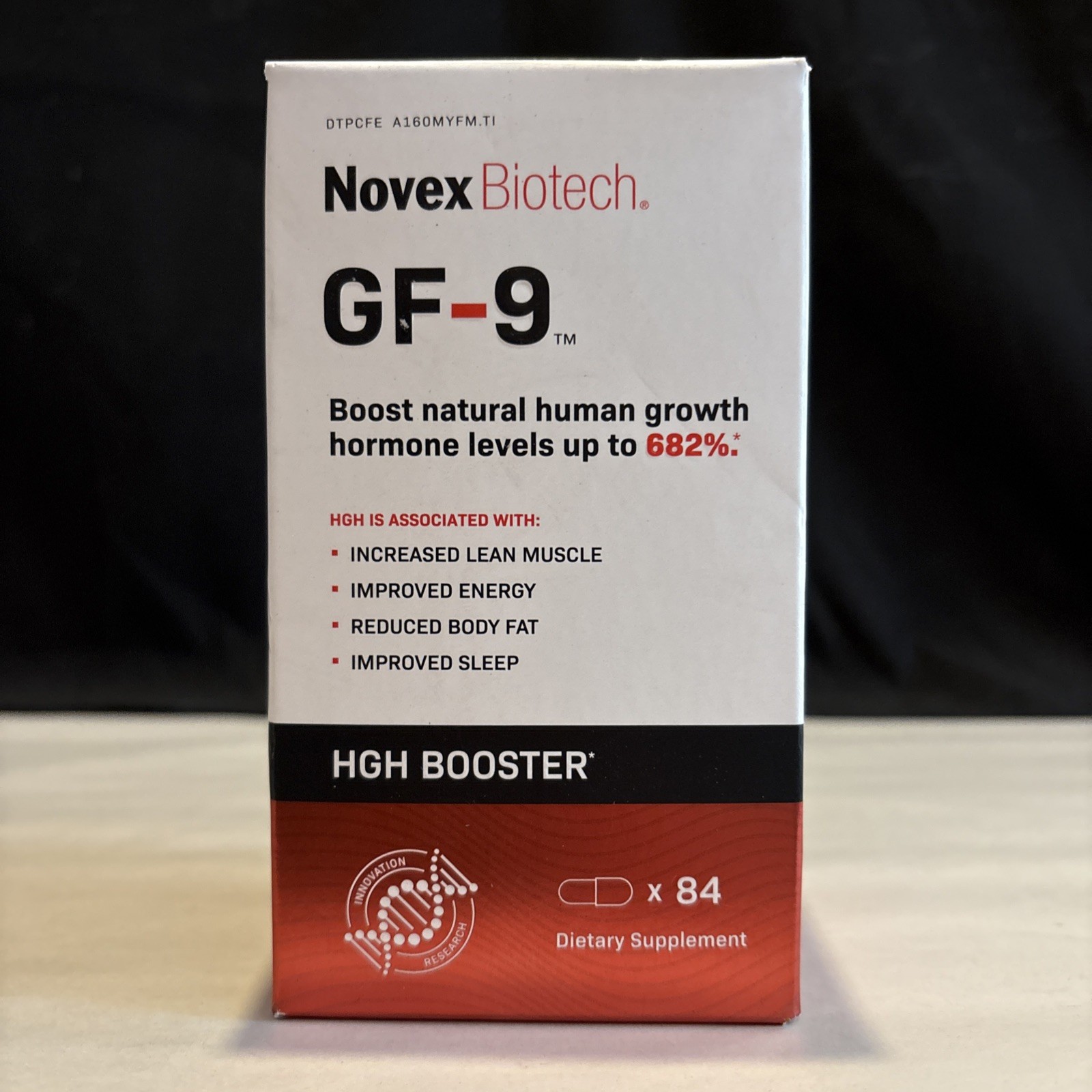 Novex Biotech GF-9 GH Boosting Supplement 84 Count – EXP 07/2027