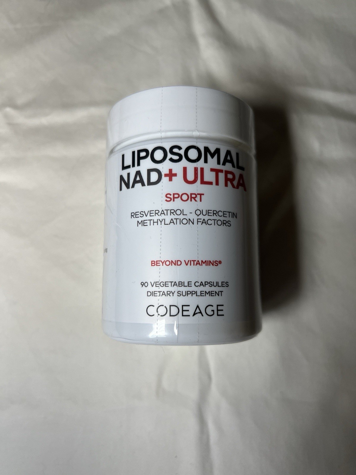 Codeage Liposomal NAD+ Ultra, Resveratrol, Quercetin 90 Vegetable Capsules – NEW