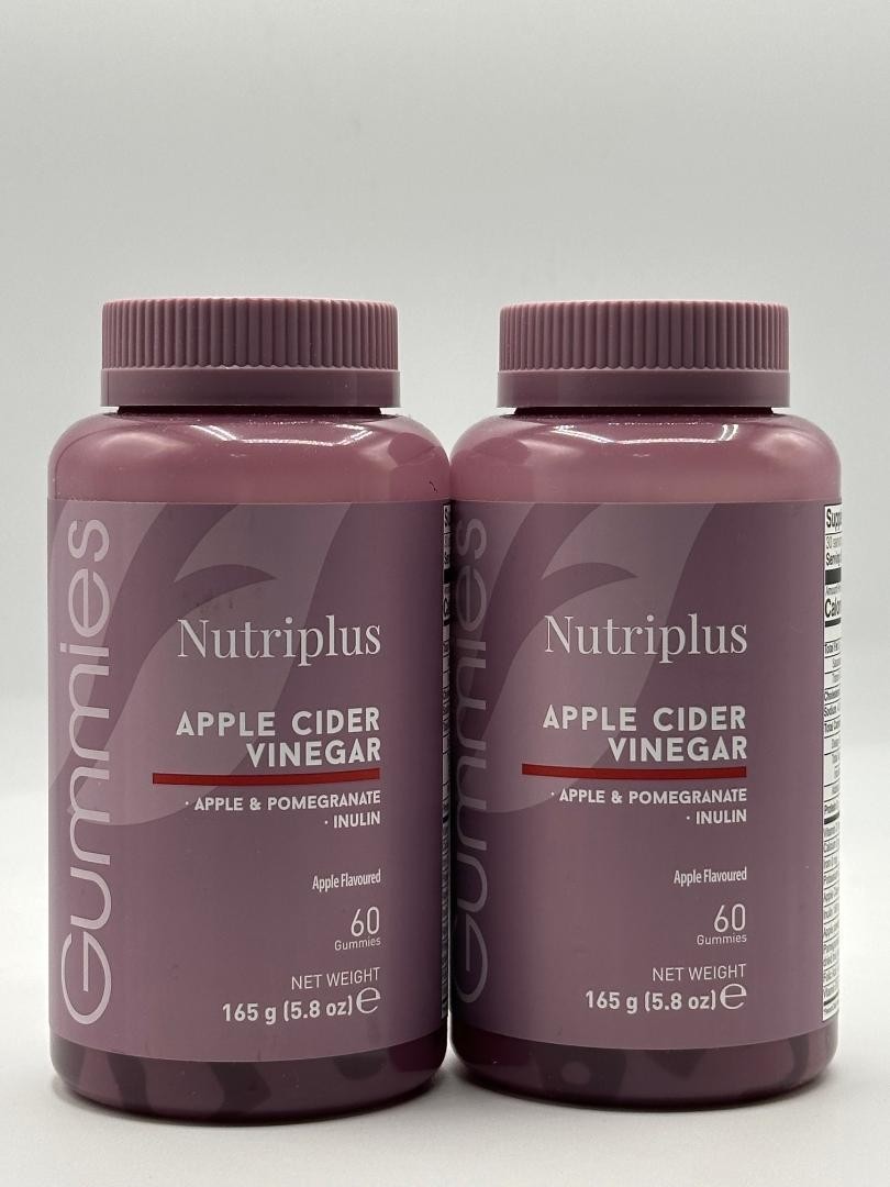FARMASI Nutriplus Gummies – Apple Cider Vinegar 60 Gummies 2 bottles
