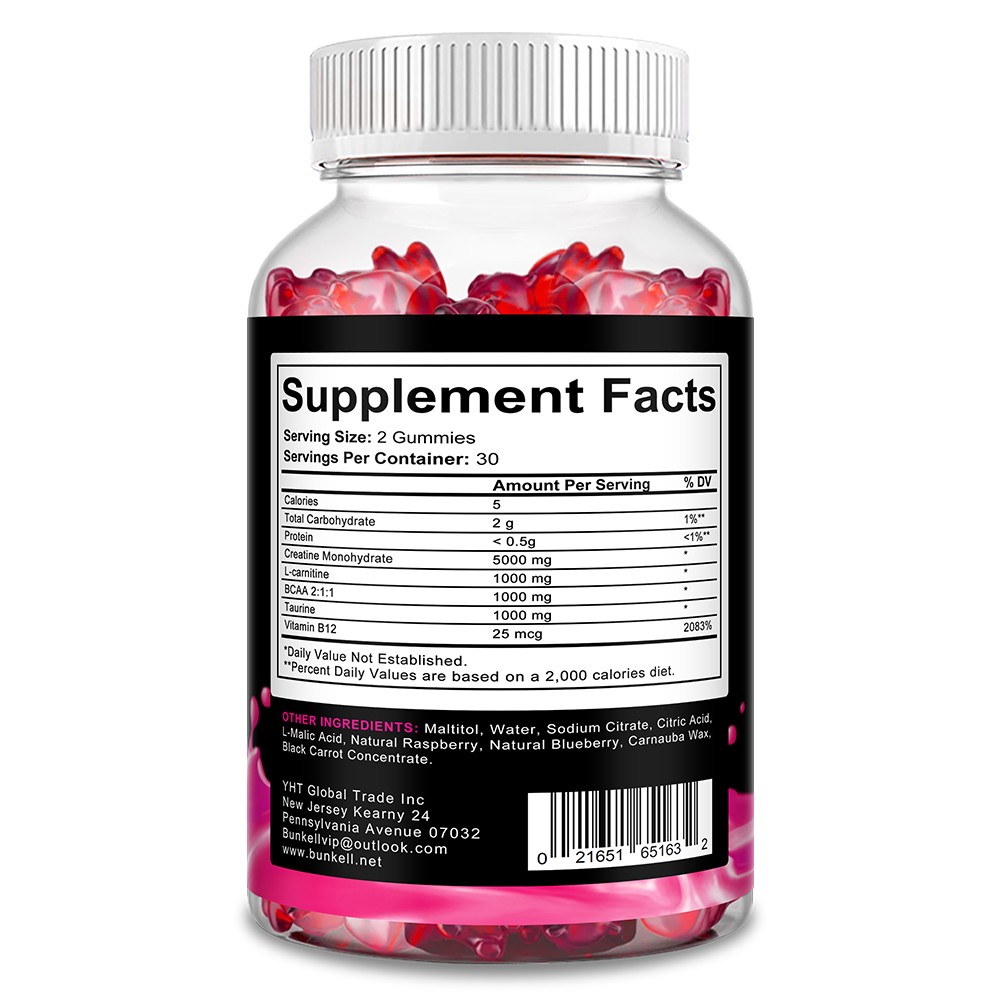 Creatine Gummies 8000mg – Enhance muscle strength and endurance, muscle growth