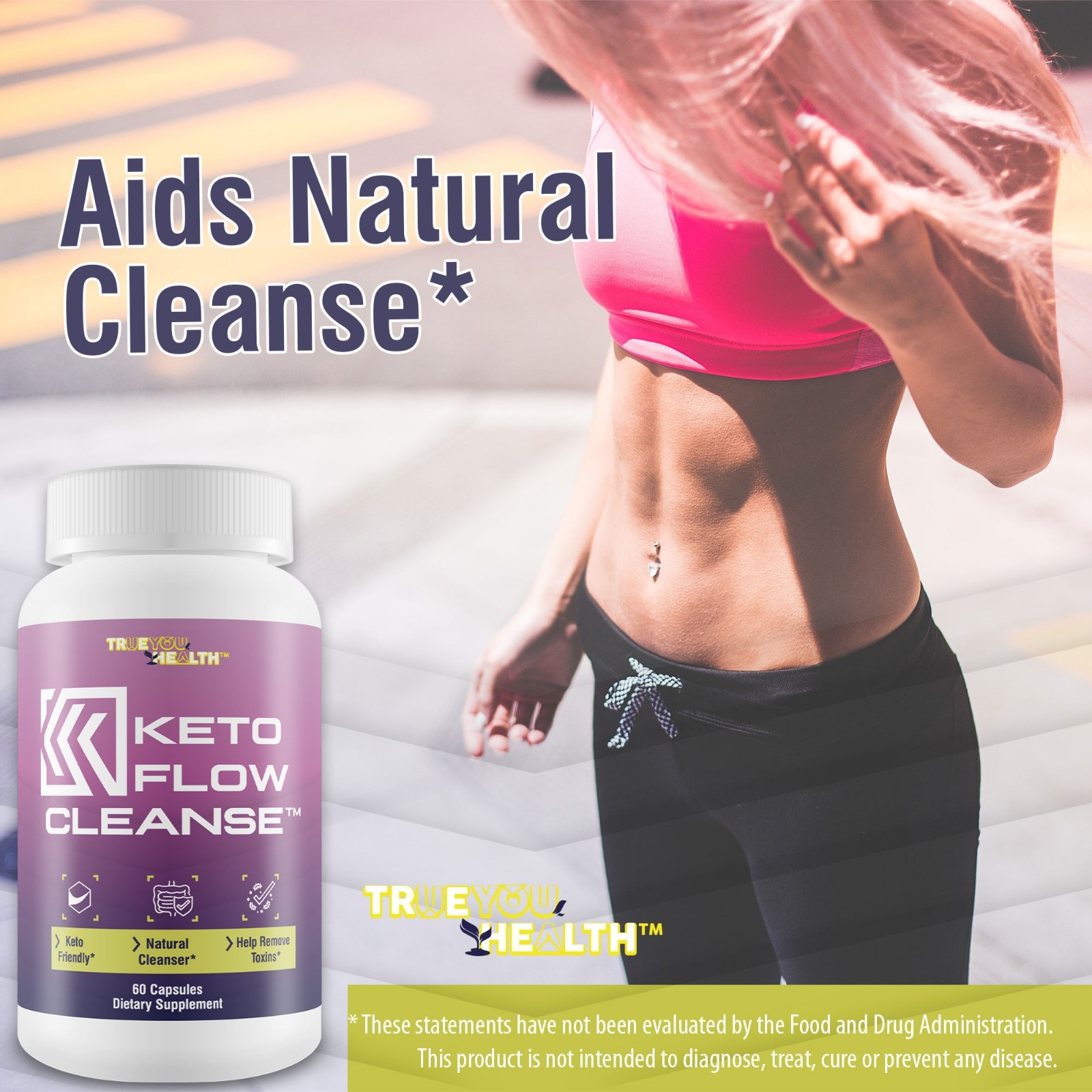 Keto Flow Cleanse – Natural Cleanse Aid – Support Waste & Toxin Elimination