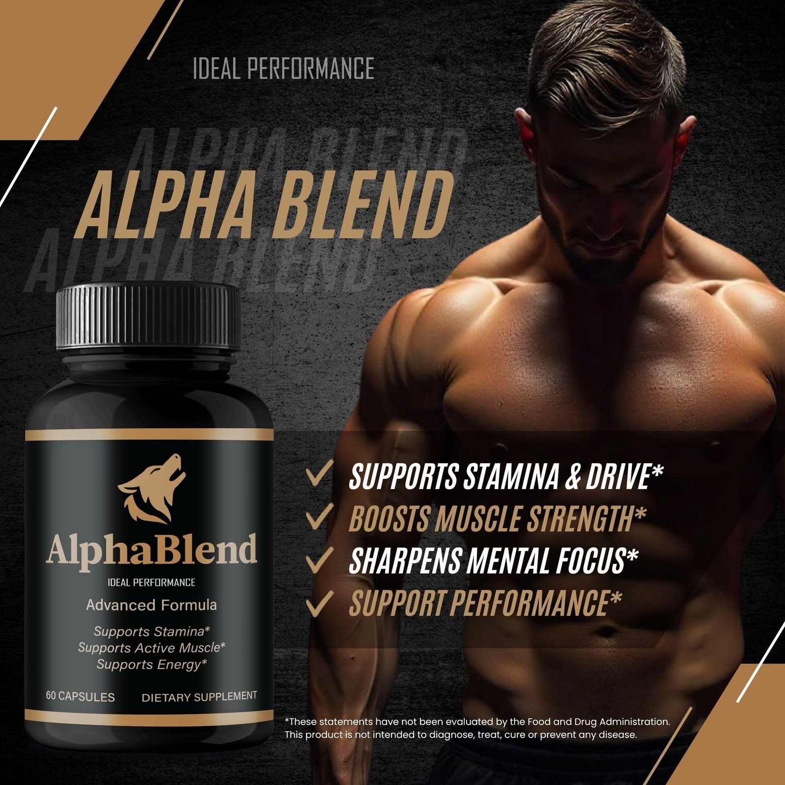 Alpha Blend General Wellness Supplement – 60 Capsules