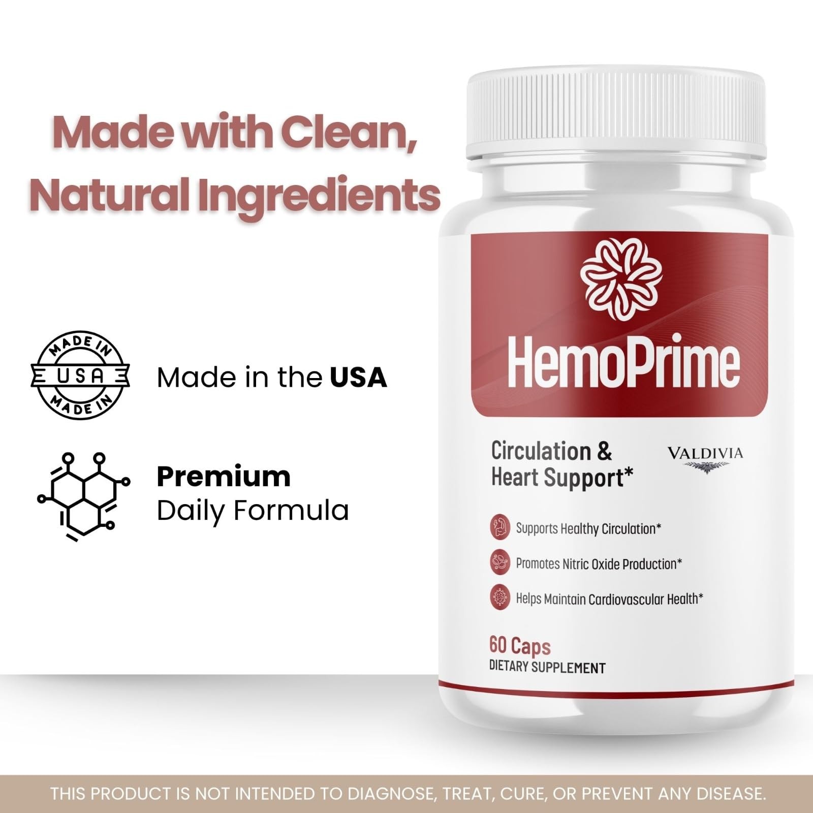 HemoPrime Iron Blood Health Supplement Capsules Energy Anemia 5 Pack 300Ct
