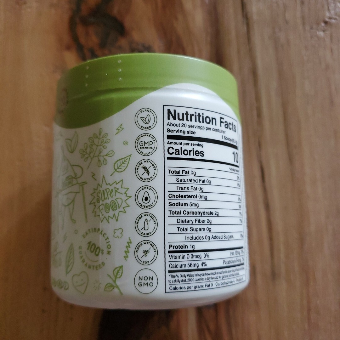 KOS Superfood Booster Organic Moringa Powder 2.5 oz exp 5/25