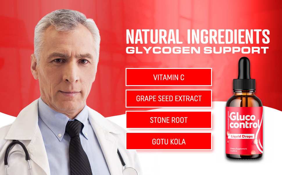 (5 Pack) Gluco Control Blood Support Drops Advanced Vitamin Supplement 2ML