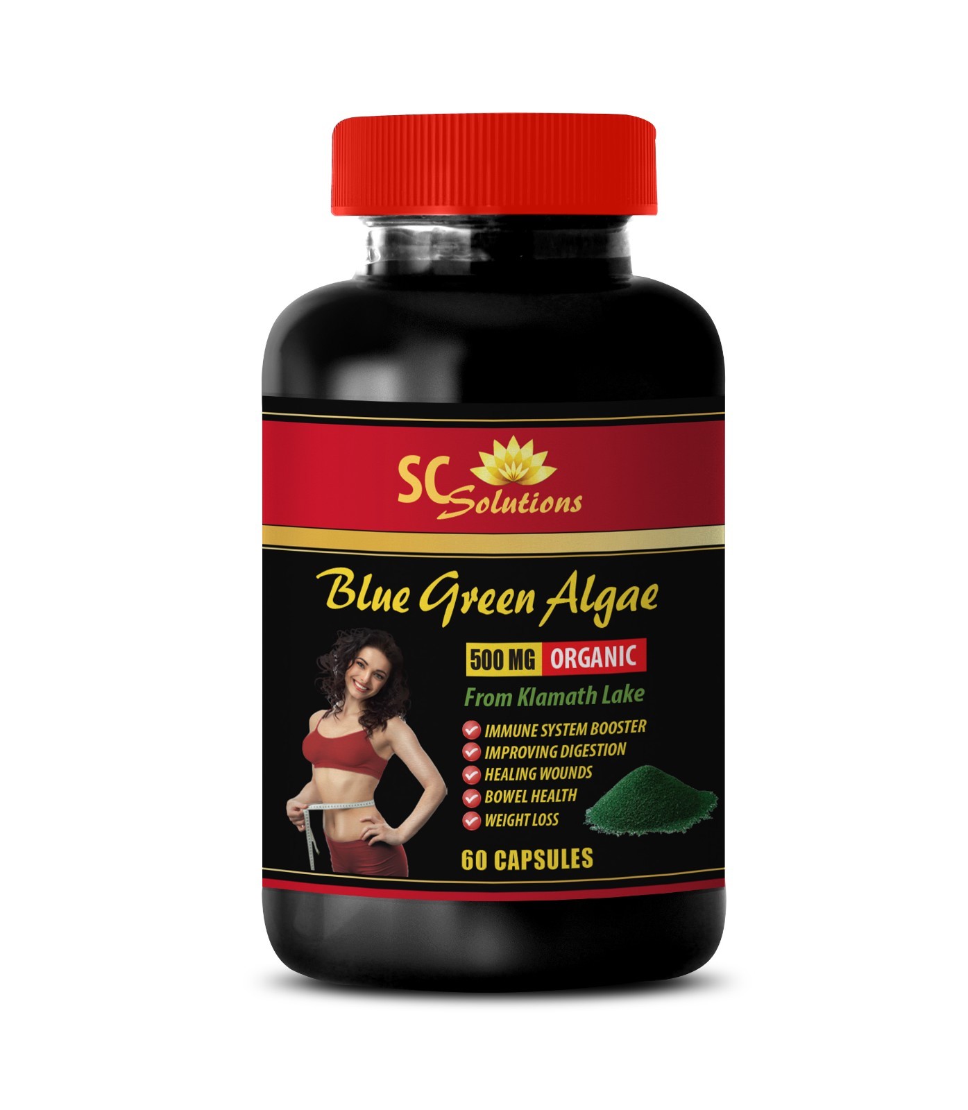 Revitalizing Blend – BLUE GREEN ALGAE 500MG – Nutrient Power 1 Bottle 60 Capsule