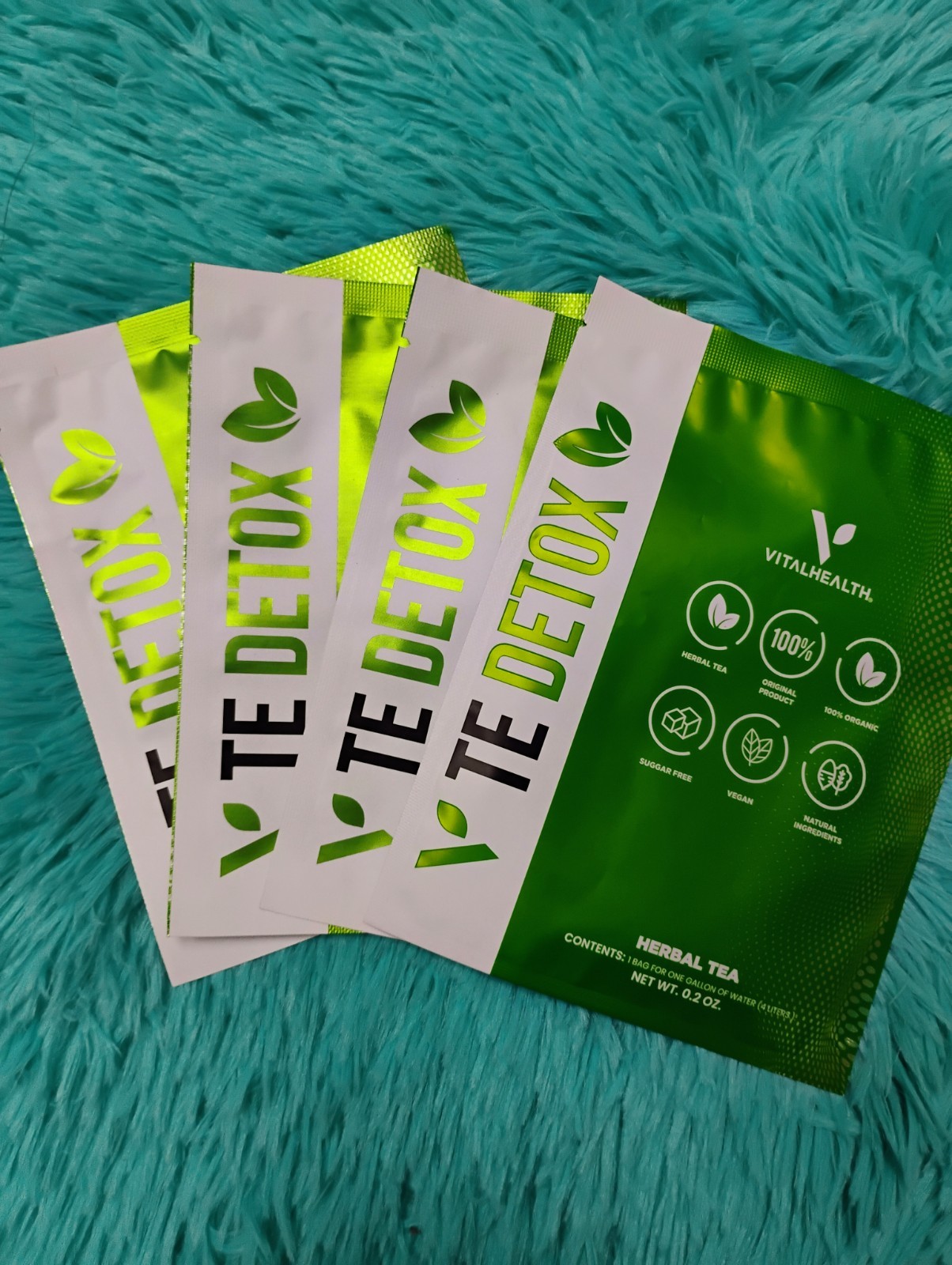 Vitalhealth V Te Detox Slimming Tea, Cleansing 4 Pack 30 Day Supply