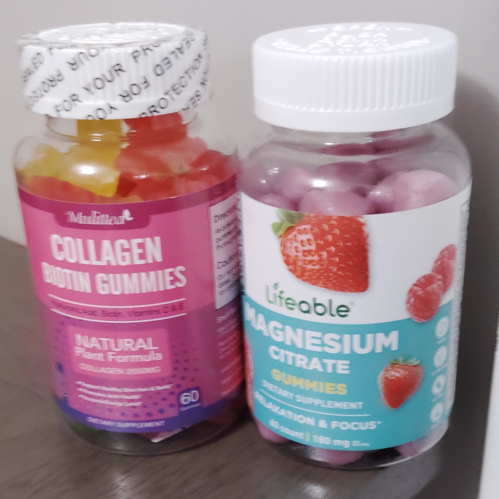 Multiliet Collagen Gummies Hair Skin & Nail Health Adult Unisex 60 Count