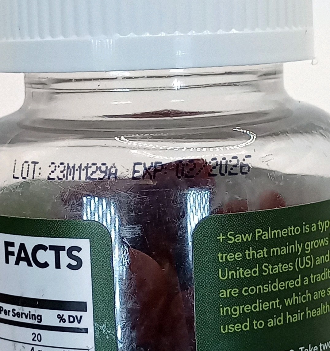 X2 Havasu Nutrition Saw Palmetto Gummies Hair Growth Supplement 60ct Men & Women
