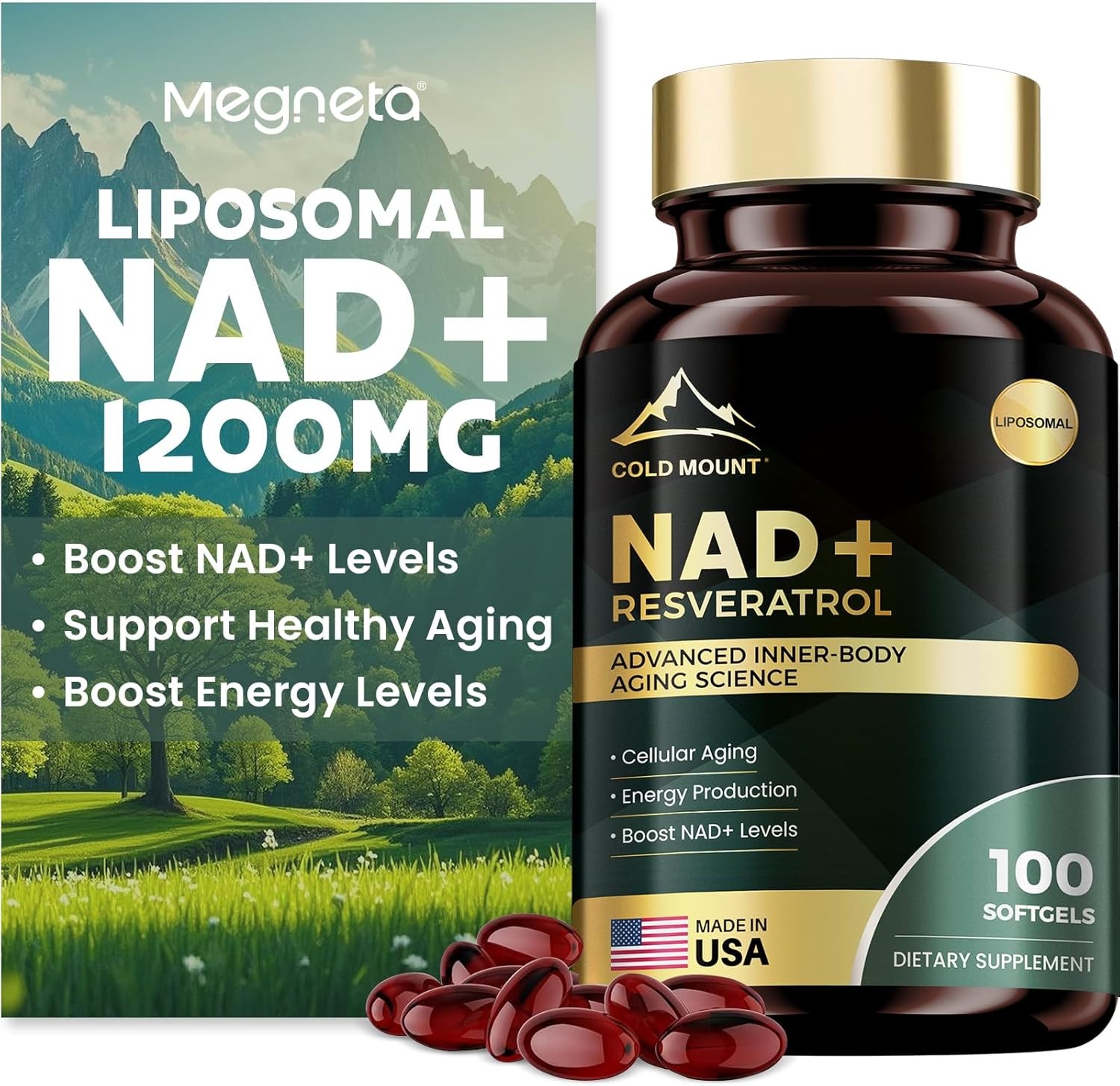 Liposomal NAD+ with Resveratrol Energy Anti-Aging – Energía y Antienvejecimiento