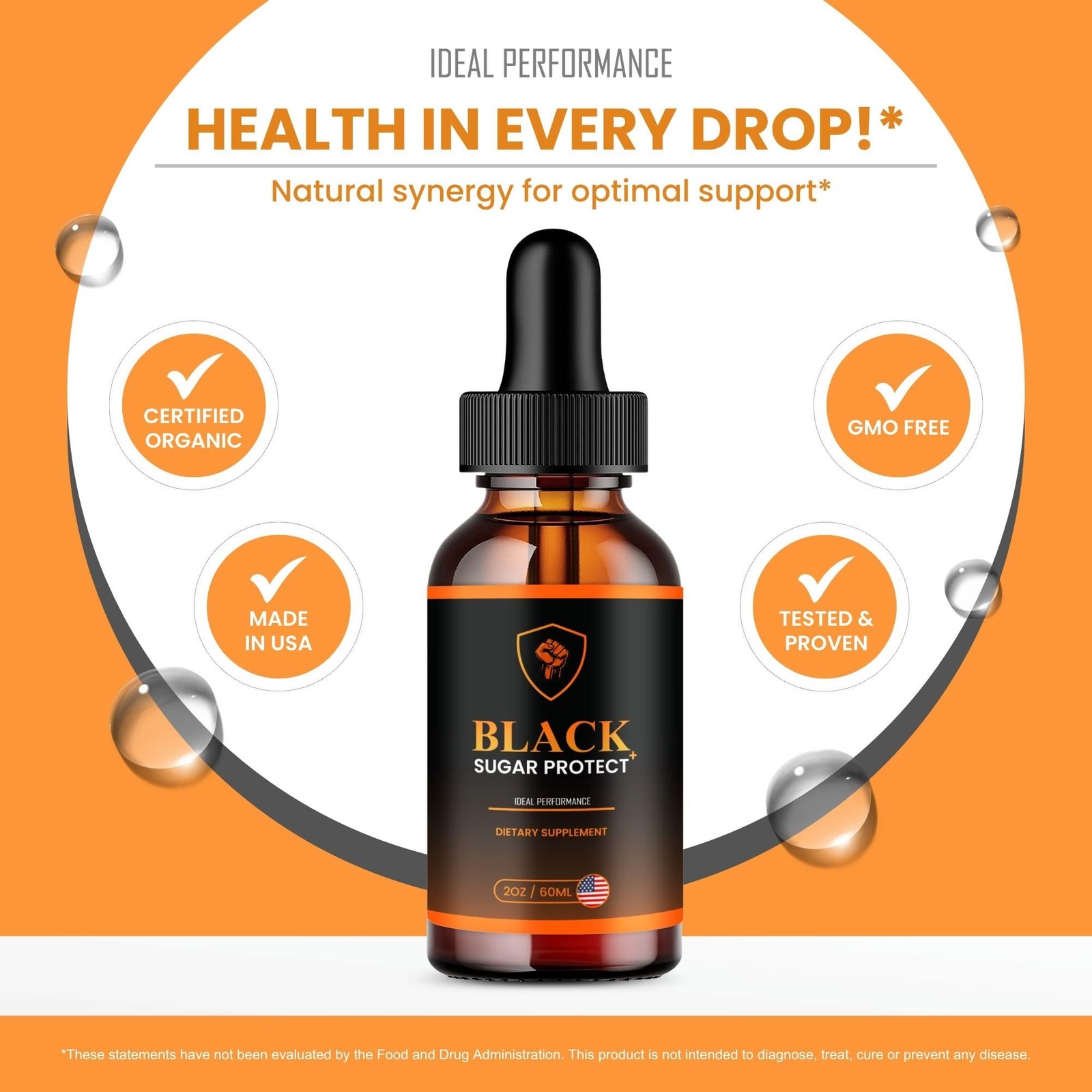 Black Sugar Protect General Wellness Supplement