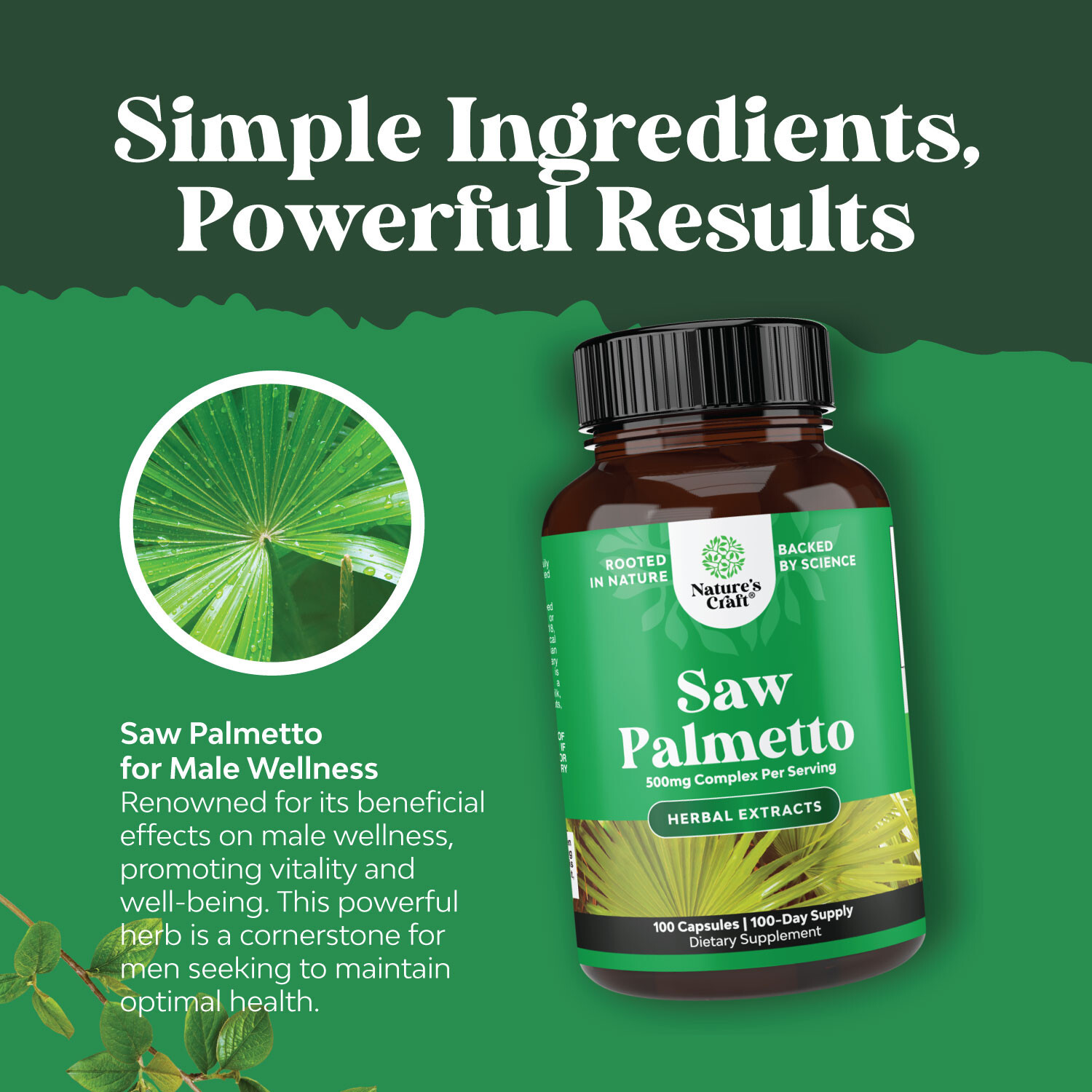 Extra Strength Saw Palmetto Extract – Advanced Saw Palmetto