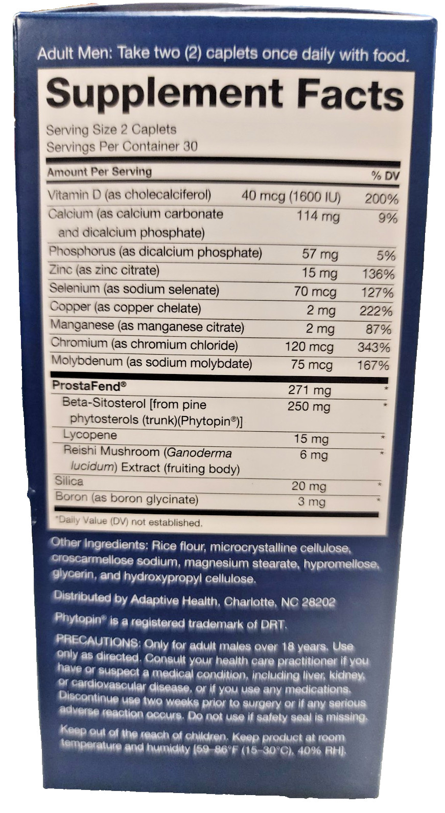 Super Beta Prostate Advanced 3X, 60 Capsules (30 Day Supply), New, Expired 10/27