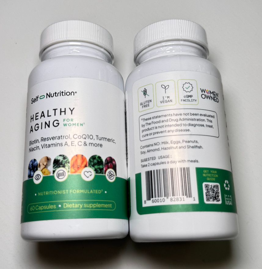 Self Nutrition Healthy Aging for Women 2bottles x 40usd SEALED
