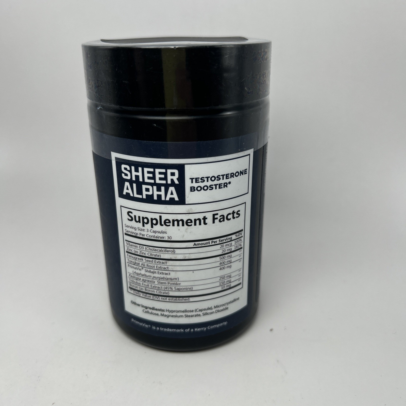Sheer Strength Labs Sheer Alpha Testosterone Booster For Men 90 Capsules 10/28