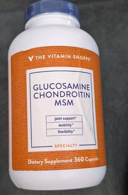 The Vitamin Shoppe Glucosamine Chondroitin MSM, 360 CAPS EX6/26