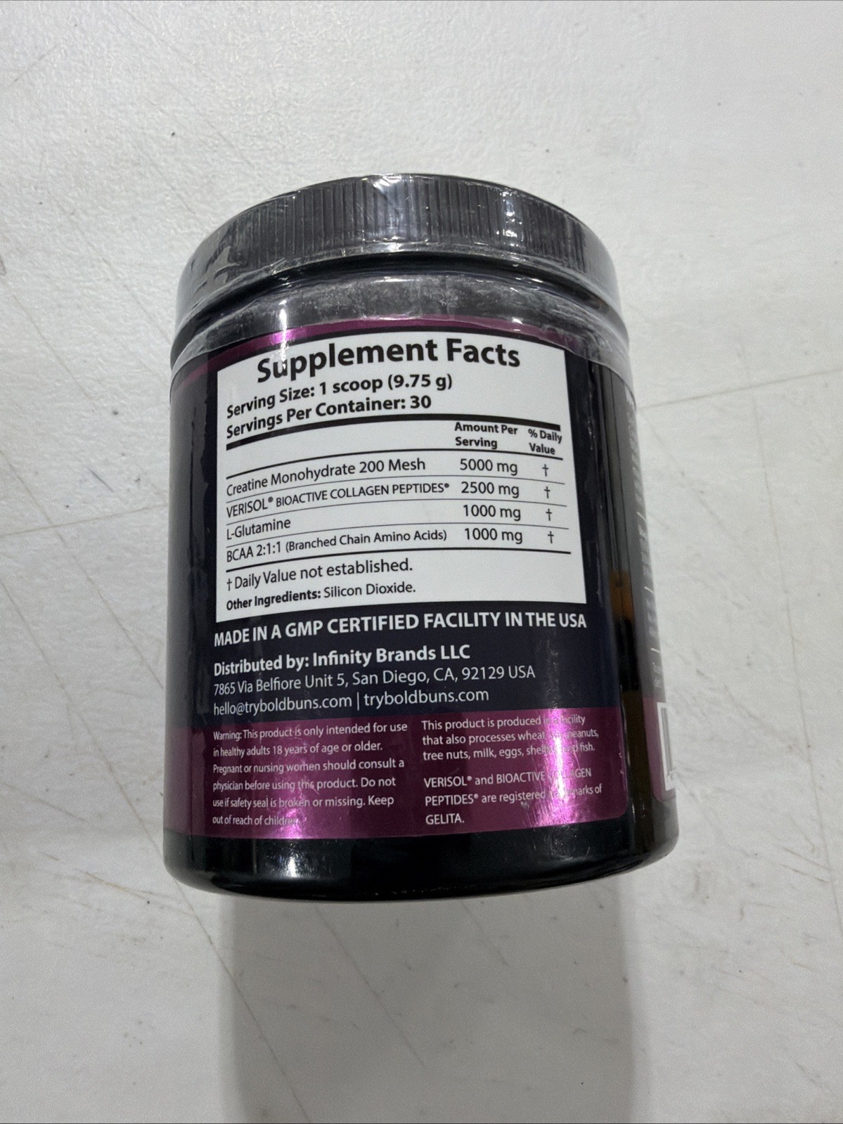 Bold Buns Creatine Boost 30 Servings 10.32oz 3/27