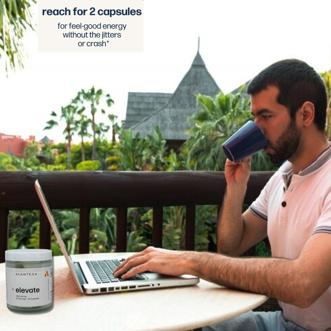 Avantera Elevate Cognitive Support Supplement | ADHD Focus & Brain Fog Relief