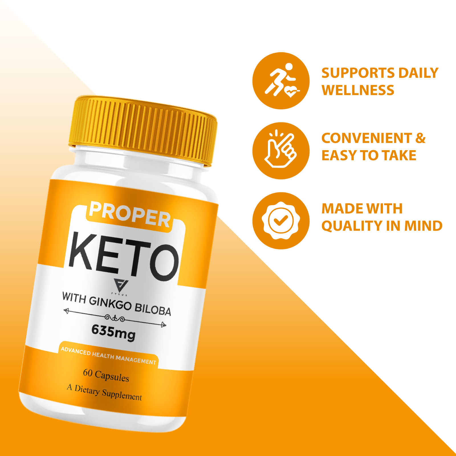 (2 Pack) Proper Keto Capsules, ProperKeto Maximum Strength Pills (120 Capsules)
