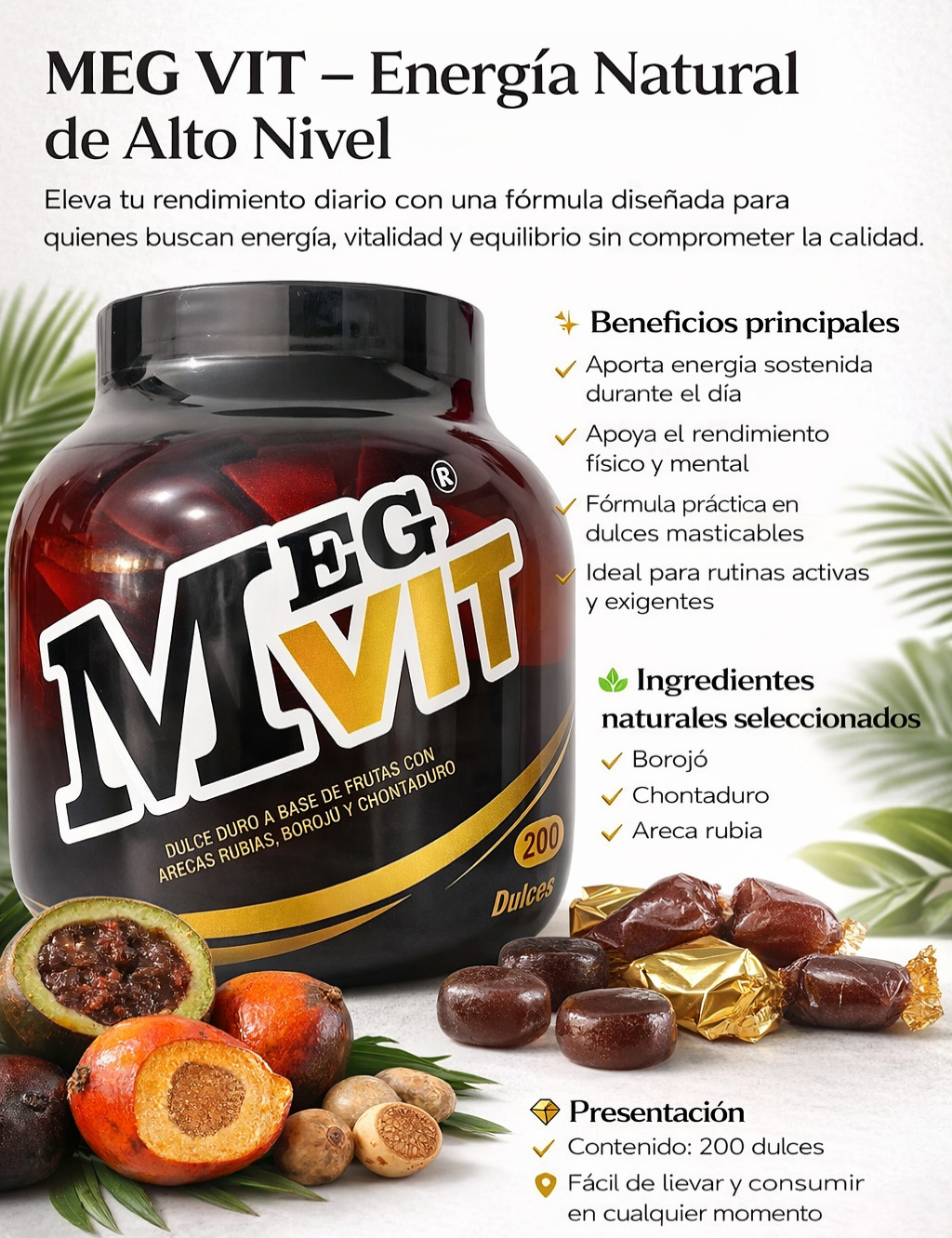 MegaVit ALL-NATURAL 30 tablets ✅ENERGY VITAL (New presentation)