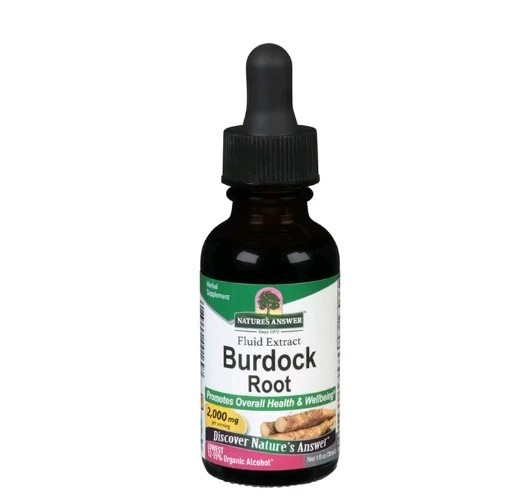 Nature’s Answer Alcohol-Free Burdock Root 2000mg 1oz Extract | Promotes Overall