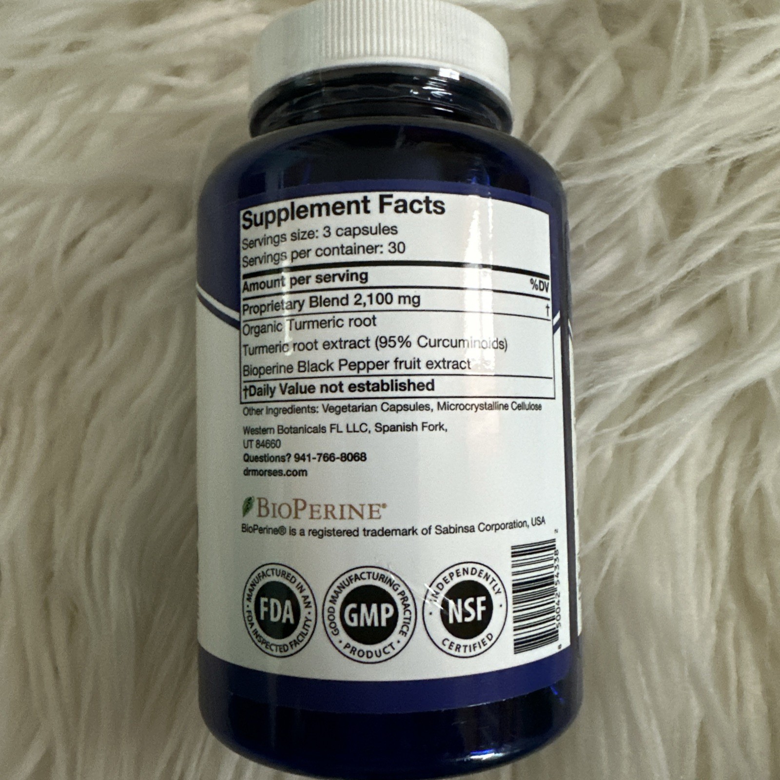 Turmeric Curcumin – 1950mg Turmeric Root, BioPerine, 90 capsules, Exp. 09/27