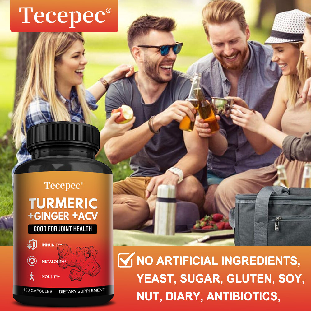 Turmeric & Ginger with Apple Cider Vinegar – Immune & Metabolism Support