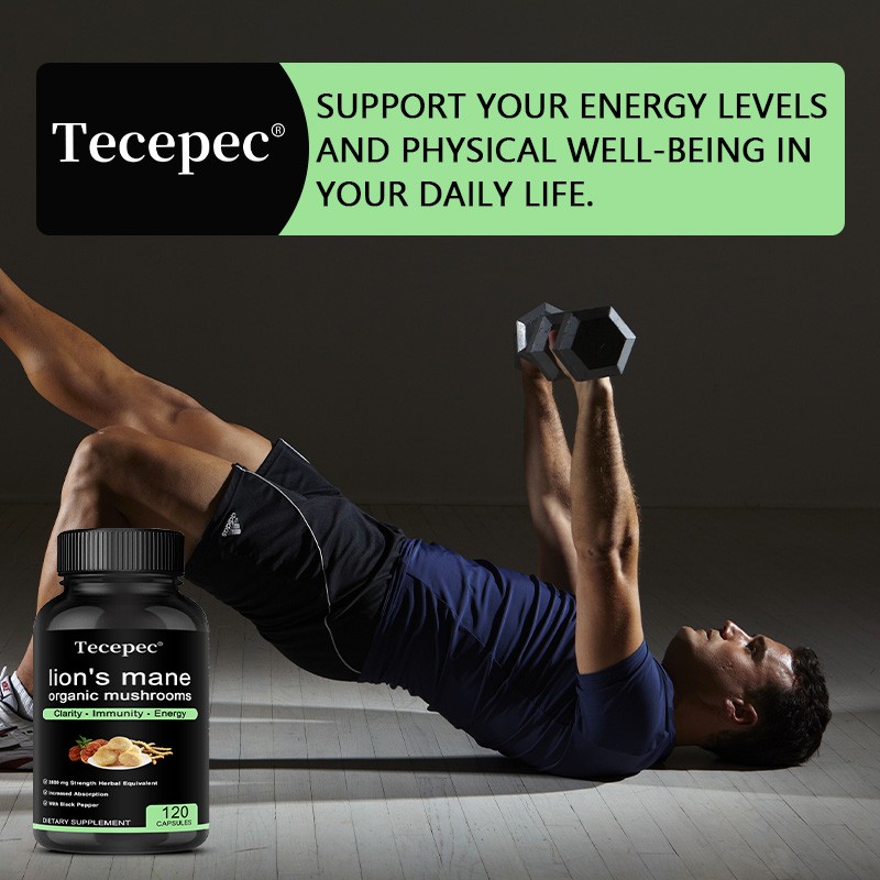Mushrooms Lion’s Mane Capsules Supports Cognitive Function& Immune system Health