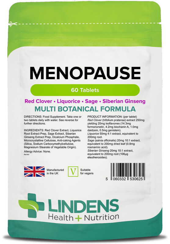 Menopause Formula 4-PACK 240 Tablets Red Clover Sage Liquorice Ginseng