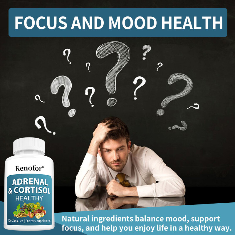 Adrenal Support Supplement Natural Stress Relief & Cortisol Manager Capsules