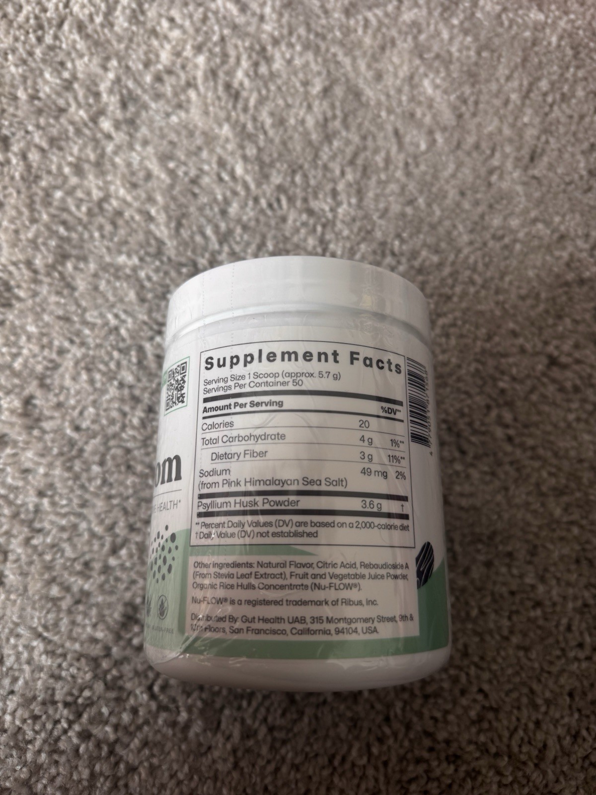 New! ColonBroom Strawberry 10.05 oz 60 servings Dietary supplements
