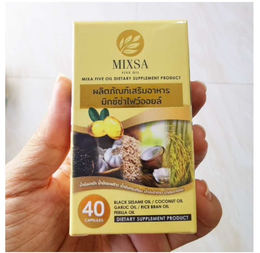 6 X MIXSA FIVE Oils 5 Natural Stimulate Metabolism Nourishing Bone Sleep Brain