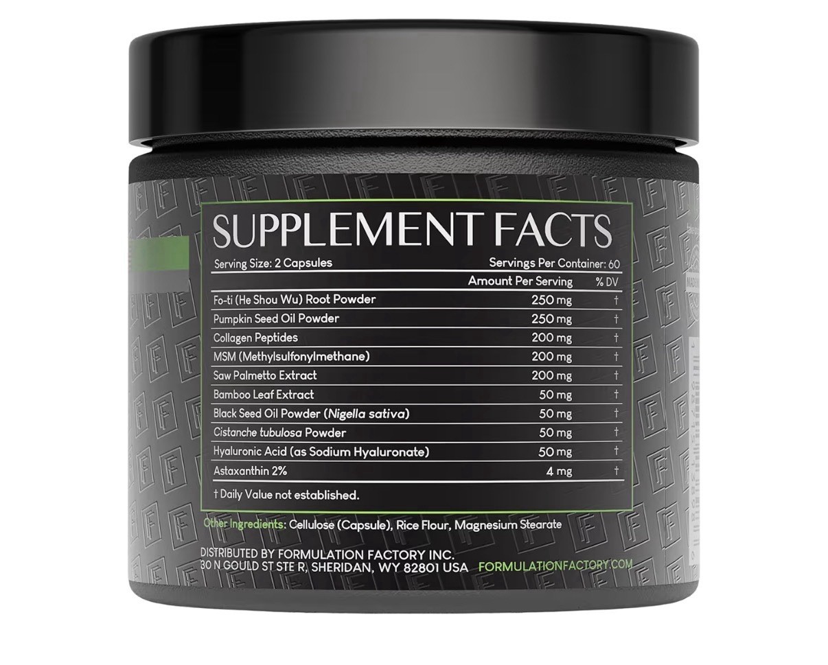 3 Pack Formulation Factory Crown of Glory 10-in-1 Follicle Maximizer Supplement