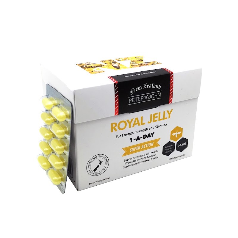 Royal Jelly 1800mg (200 Capsules) – 5 Pack