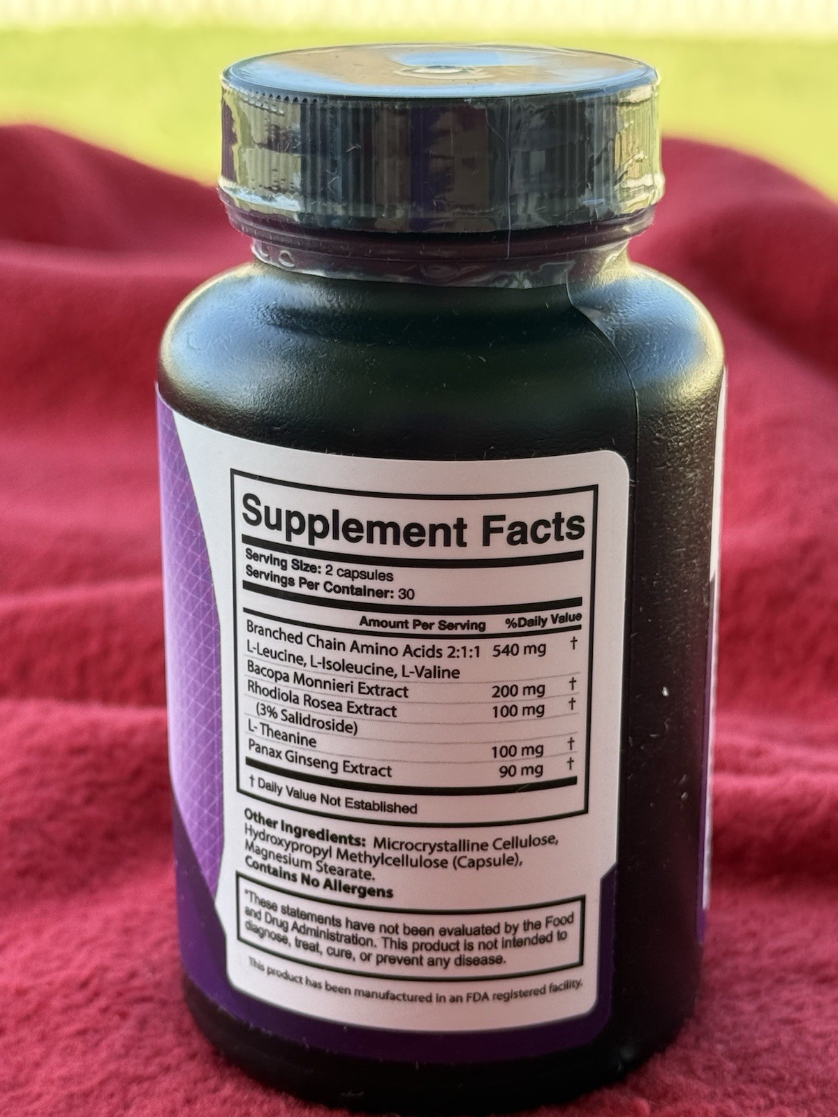 Mempopezil Memory & Focus Support Dietary Supplement Capsules 60 Ct 540mg