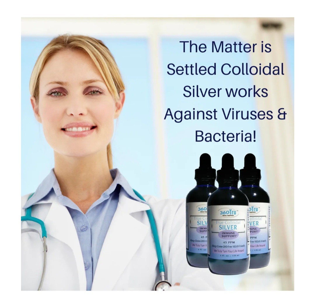 True Colloidal Silver by 360 Tru 4 oz MOST EFFECTIVE Brand
