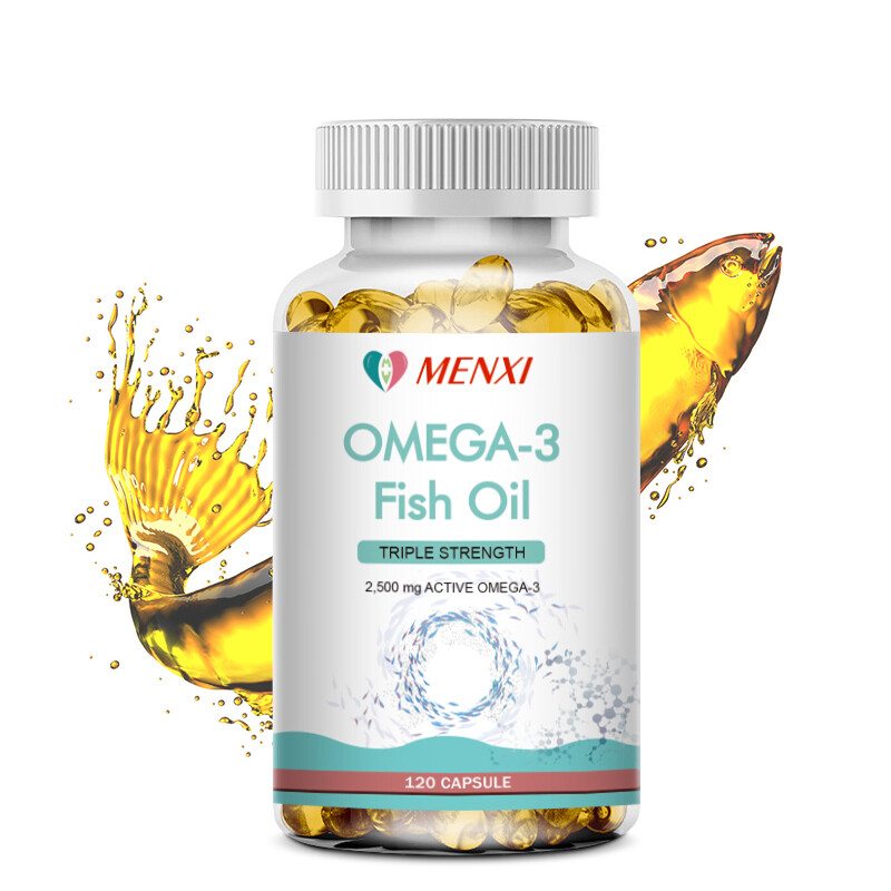 Omega 3 Fish Oil Capsules 3x Strength 3600mg EPA & DHA, Highest Potency 360pills